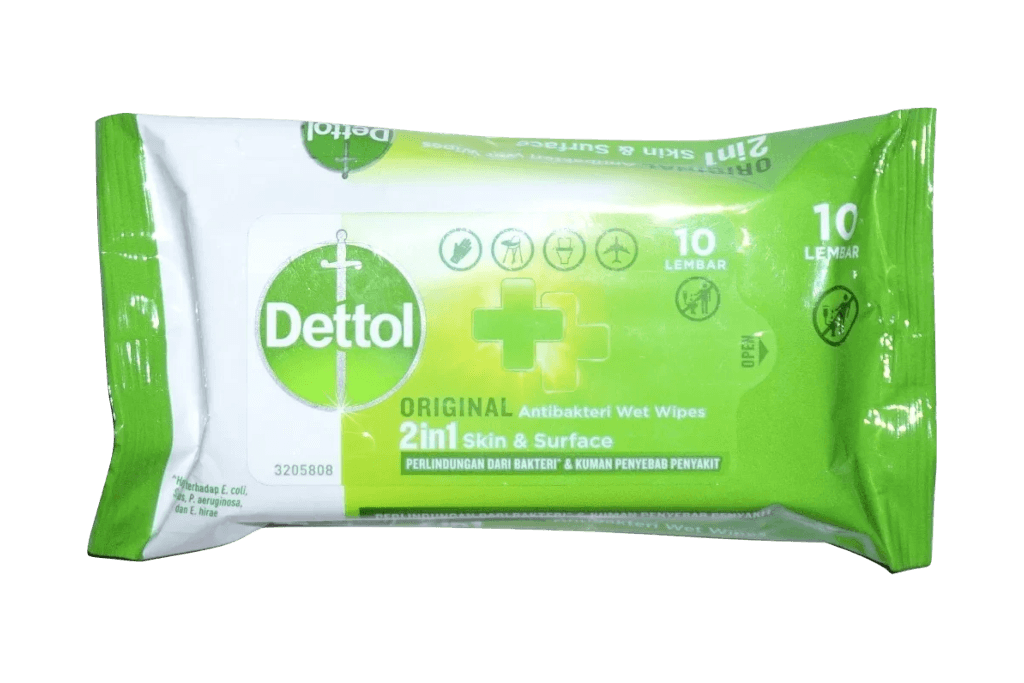 Tissue Basah Dettol 10 Sheets